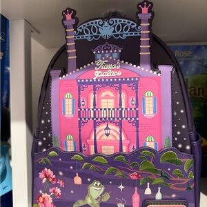 Loungefly Purple and Pink Tiana's Palace Backpack